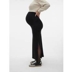 Organic Fabric Skirts Mamalicious High Waist Long Skirt