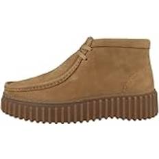 Clarks Beige Boots Clarks Standard Fit Lace-up Boots - Brown