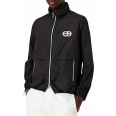 Emporio Armani Jackets on sale Emporio Armani High Neck Zip Jacket - Black