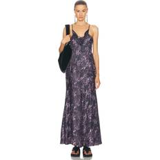 Men - Purple Dresses Isabel Marant Manelia Dress - Dark Plum/Purple