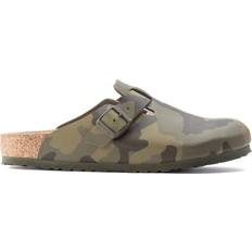 Birkenstock Unisexe Sabots Birkenstock Boston Birko-Flor - Vert