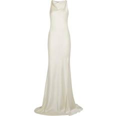 LaPointe Sleeveless Cowl-Neck Gown - Ivory