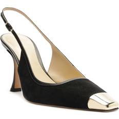 Alexandre Birman Olivia 85 Snip Toe High Heel Slingback Pumps - Black