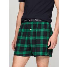 Tommy Hilfiger Men Sleepwear Tommy Hilfiger Flannel Sleep Short - Black