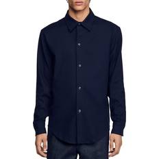 Clothing Sandro Cotton Shirt - Blue