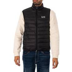 EA7 Vests EA7 Woven Down Gilet - Black