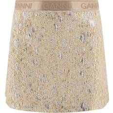 Gold Skirts Ganni Ganni-Gonne Oro-Donna - Gold