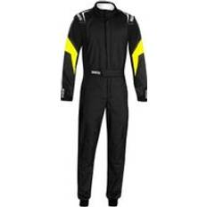 Sparco Competition Race Suit 48, Black Fluro Yellow