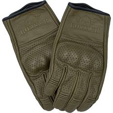 Rokker Tucson Perforated Motorcycle Gloves, green, for Men