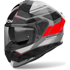 Integralhjälmar - Rosa Motorcykelhjälmar Airoh Spark 2 Zenith Integralhjälm - Röd Glansig