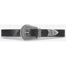 Leather Imitation - Women Accessories The Kooples Ledergürtel - Schwarz