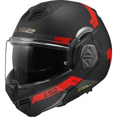 LS2 FF906 Advant Bend Helmet, black-red, for Men