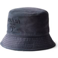 Canvas - Unisex Hats Prada Canvas Bucket Hat - Blue