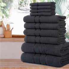 10-Piece Towels Bale Set 4x Face 4x Hand