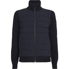 Moose Knuckles Down-Padded Hybrid Jacket - Navy