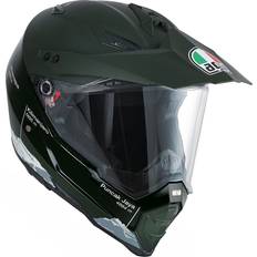 AGV Motorcycle Helmets on sale AGV AX-8 Dual Evo Wild Frontier Motocross Helmet, green, 2XS for Men