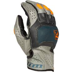 Klim Badlands Aero Pro Short 2024 Motorcycle Gloves, grey-blue, for Men