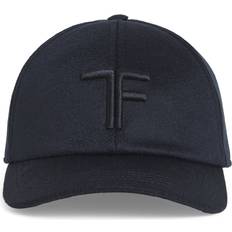Cashmere - Men Caps Tom Ford Cashmere Embroidered Baseball Cap - Navy