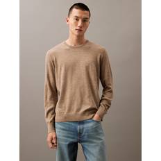 Calvin Klein Sweaters Calvin Klein Extra Fine Merino Blend Crewneck Sweater - Brown