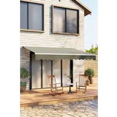 Living and Home Retractable Patio Awning 4m W x 3m D