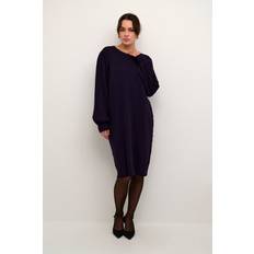 Dame - Lilla - S Kjoler Kaffe Kalone Knit Dress - Dawn Purple