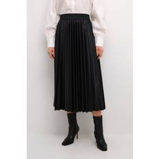 Hvite - Midiskjørt Cream Plissé Skirt Midi Skjørt - Hos Magasin