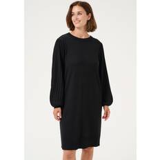 Balloon Sleeve - Woman Dresses Kaffe Kalone Kleid - Schwarz