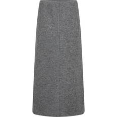 Levete Room Nederdele Levete Room Lricon Maxi Nederdel - Dark Grey Melange