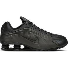 Cuir - Homme Chaussures de Course Nike Shox R4 M - Black/Bright Crimson