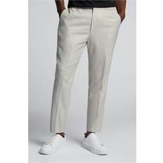Trousers & Shorts Limehaus Relaxed Fit Putty Drawstring Trousers - Beige