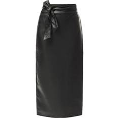 Never Fully Dressed Vegan Leather Jaspre Skirt - Black