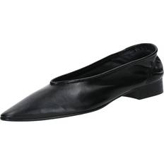 Chaussures basses BY FAR Black Carré Loafers - Black