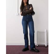 Clothing Weekday Rowe Extra High Waist Straight Leg Jeans - Compact Blue