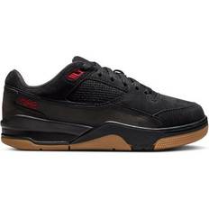 Nike Jordan Flight Court GS - Black/Gum Medium Brown/Varsity Red