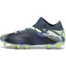 Firm Ground (FG) - Puma Future Football Shoes Puma Future 7 Match FG/AG Football Boots - Grey Skies/White/Fizzy Apple