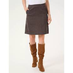 Manchester Kjolar Kaffe Kavera Corduroy Skirt - Brun