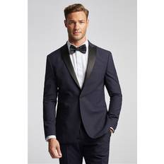 Black Suits Ted Baker Slim Fit Tuxedo Men's Suit Jacket - Navy Blue