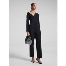 Tela Monos A.L.C. Skyla Asymmetric Jumpsuit - Black