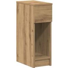 vidaXL Cabinet with Drawer Artisan Oak 20 x 36 x 60 cm Bedside Table