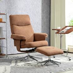 Recliner Armchairs Homcom Recliner Chair With Footstool Armchair