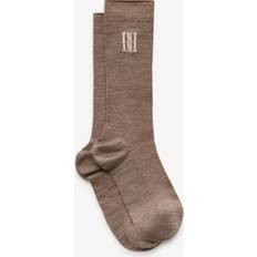 By Malene Birger Underkläder By Malene Birger Leiano Wool Blend Socks - Warm Brown