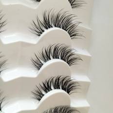 Purple False Eyelashes Shein Purple Butterfly False Eyelashes Natural Thick Long Length Separated Pair