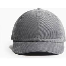 H&M Men Headgear H&M Corduroy Cap - Gray