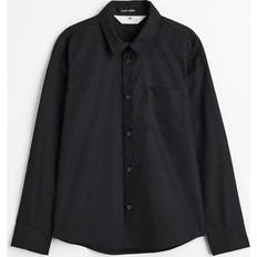 Black Shirts Children's Clothing H&M Easy-iron Shirt - Black