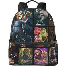 Waterproof School Bags Aoivkut micaeladietrich, Chucky Horror Movie Child s Play Backpack School Bag Bookbag Satchel Large Capacity Laptop Daypack Unisex Casual Travel Bag Rucksack For Kids Teen Adult