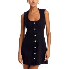 Denim Dresses Frame Sleeveless Denim Mini Dress - Black