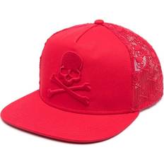 Philipp Plein Skull&Bones Baseball Cap - Red