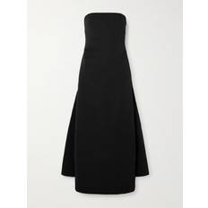 Staud Kennedy Strapless Midi Dress - Black