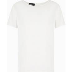 Women Blouses Emporio Armani Short-Sleeved Silk Satin Blouse