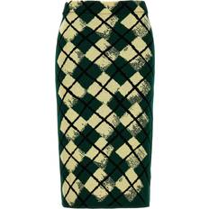 Burberry Green Skirts Burberry Argyle Pattern Skirt